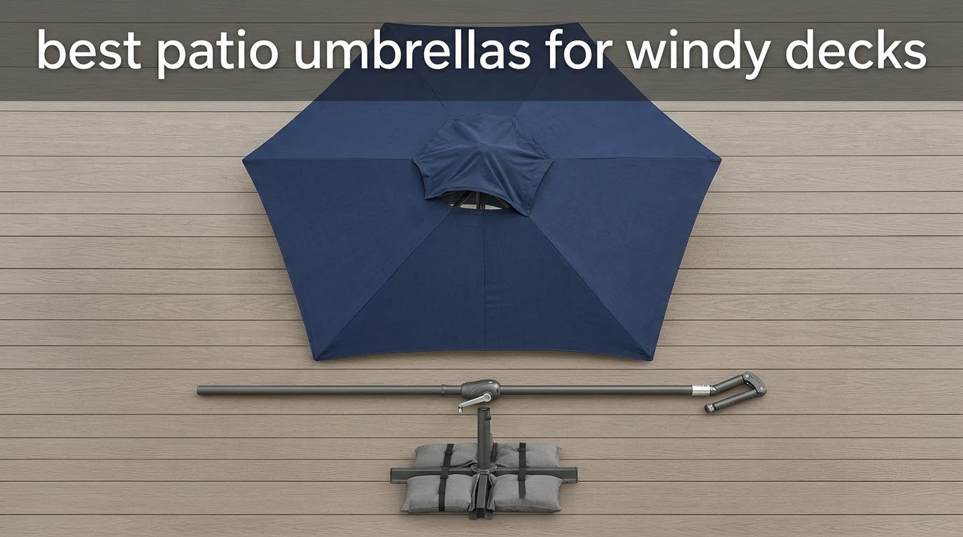 best patio umbrellas for windy decks