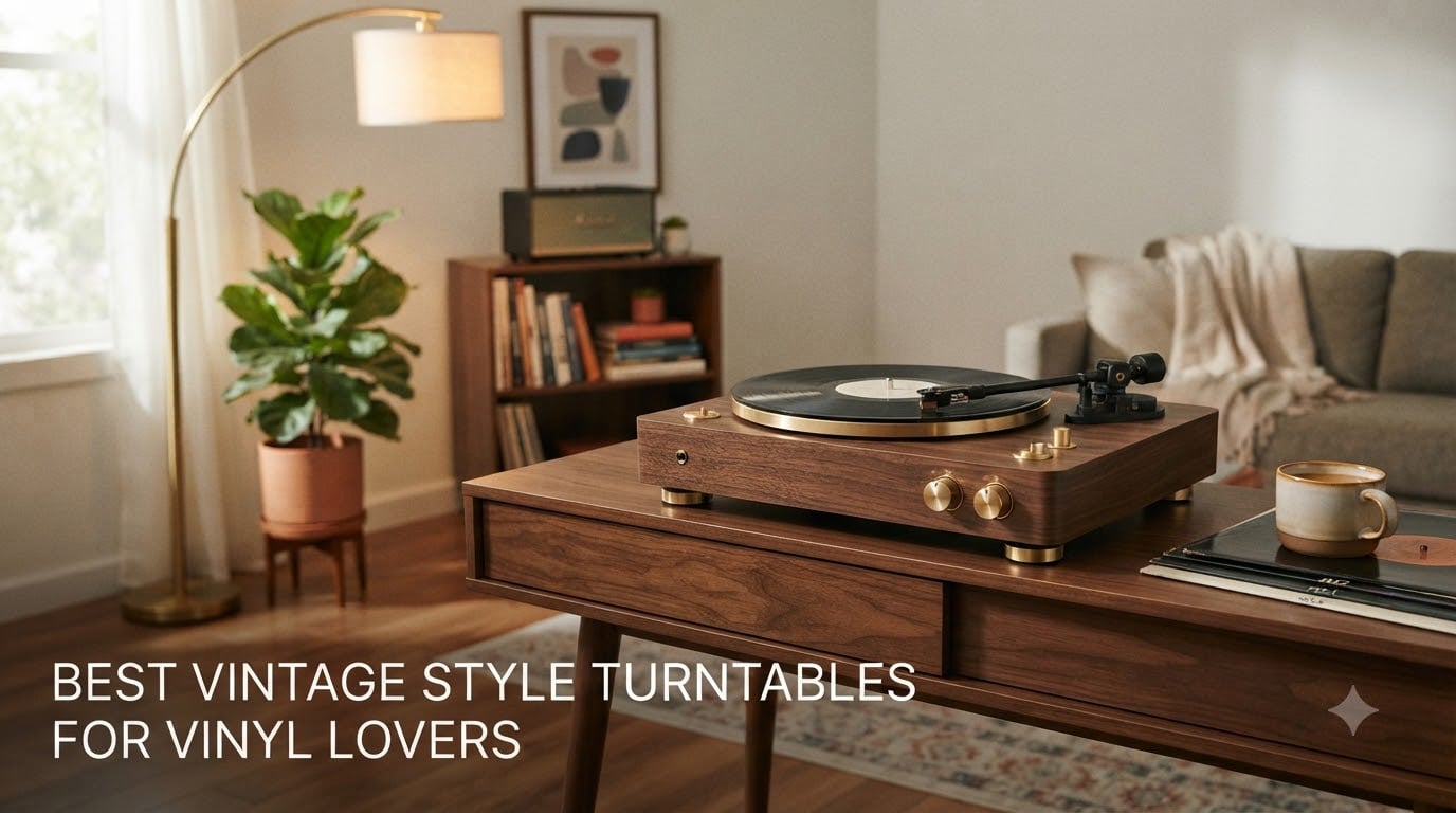 best vintage style turntables for vinyl lovers