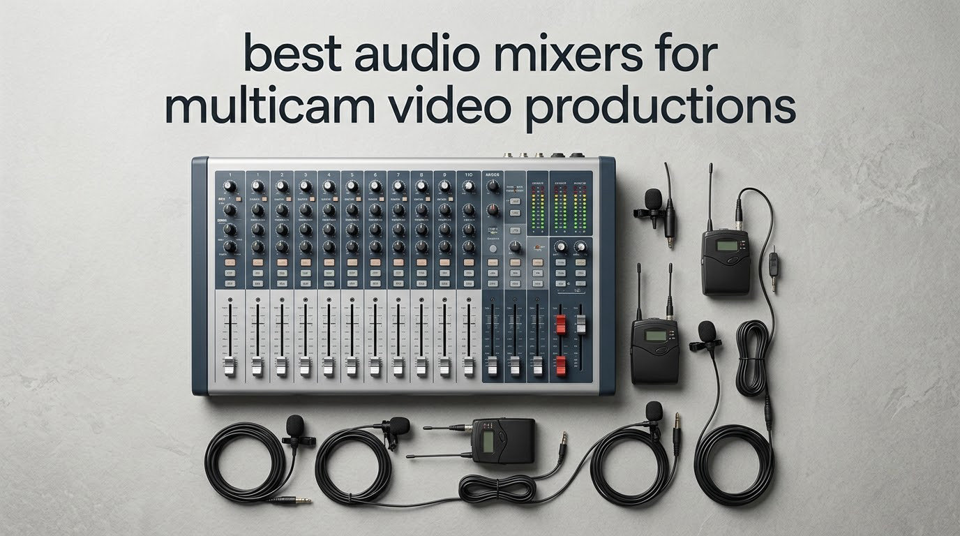 best audio mixers for multicam video productions