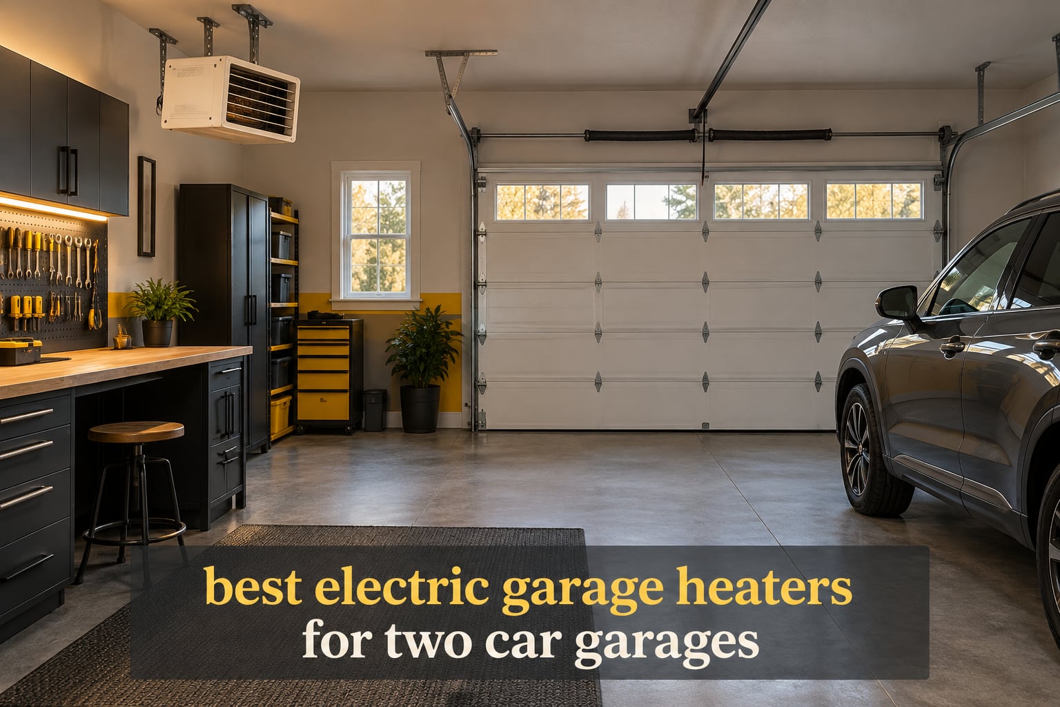 best electric garage heaters for two car garages
