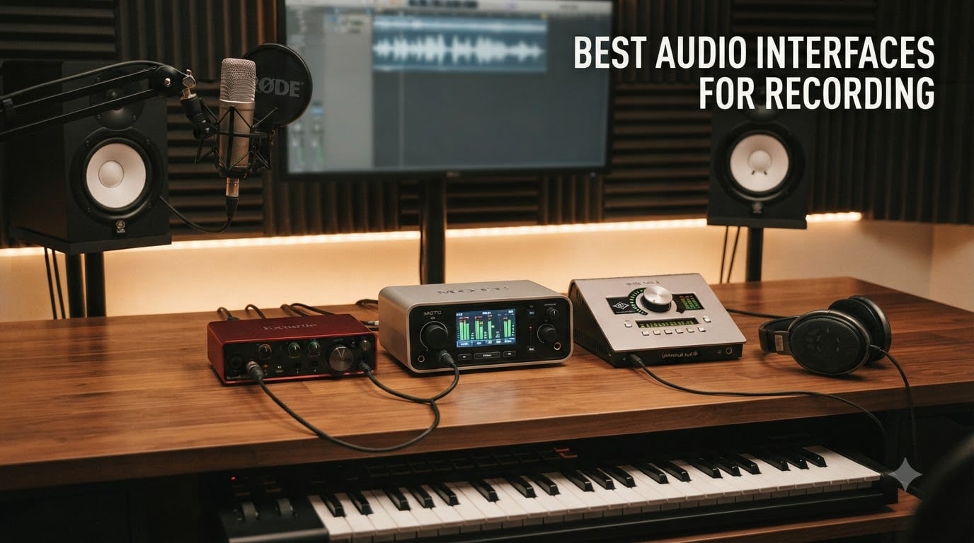 best audio interfaces for recording