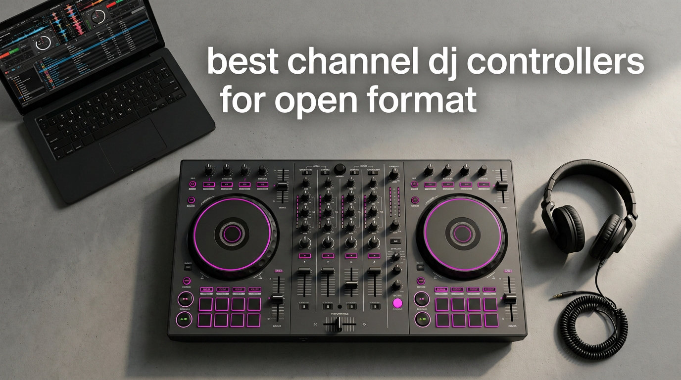 best 4 channel dj controllers for open format
