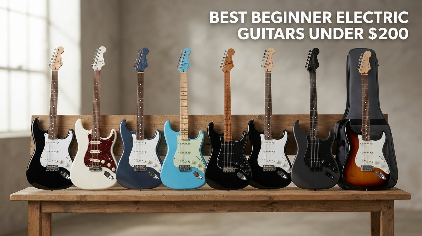 best beginner electric guitars under $200