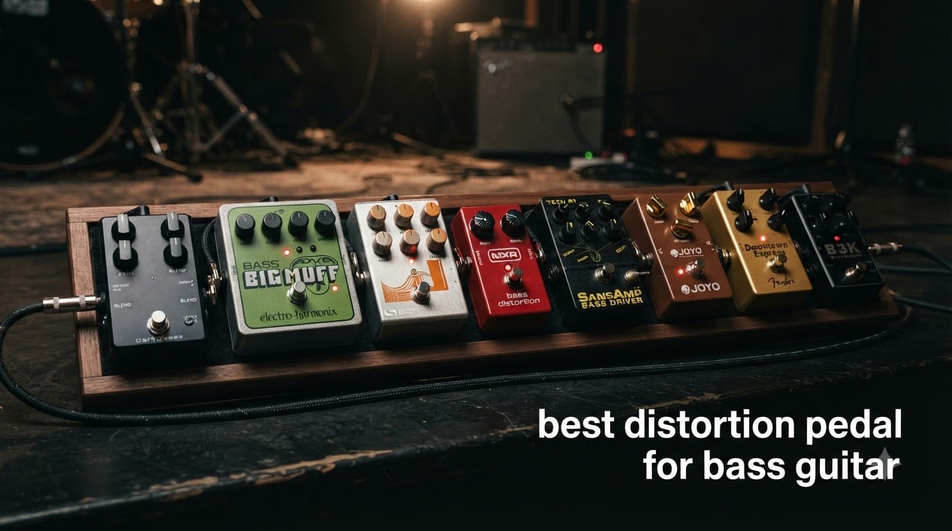 best distortion pedal for bass guitar