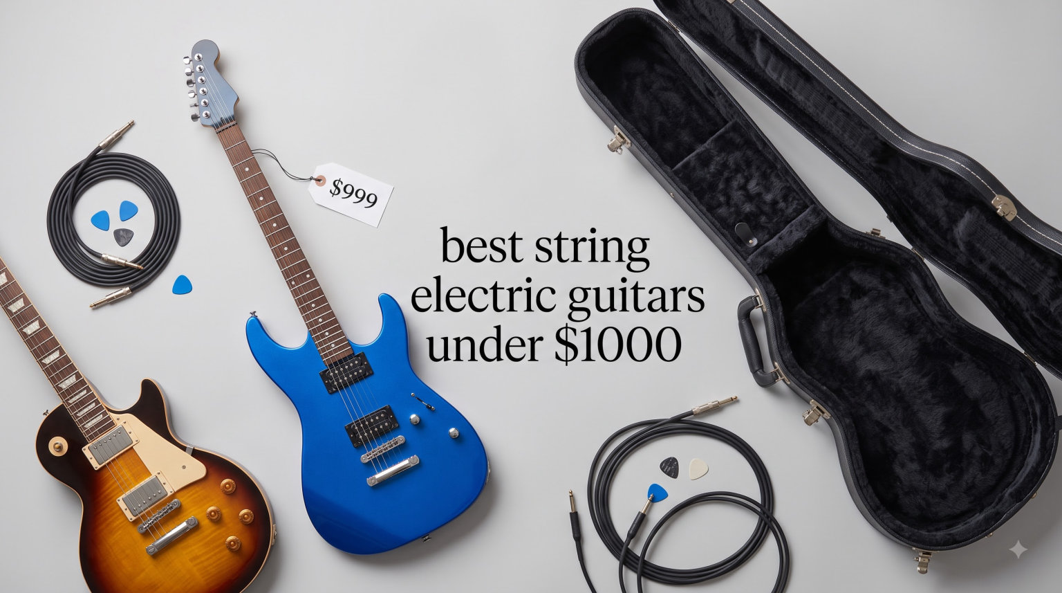 best string electric guitars under $1000