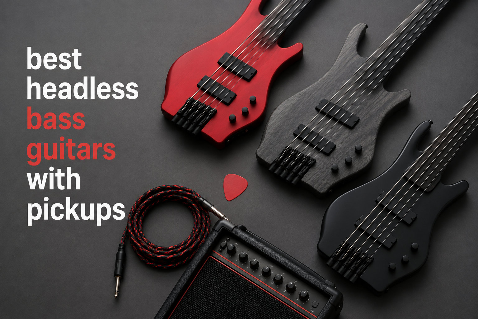 best headless bass guitars with pickups