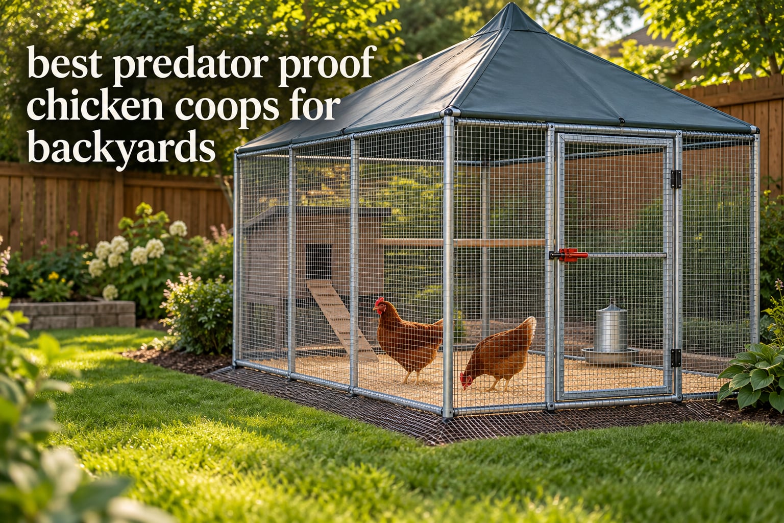 best predator proof chicken coops for backyards
