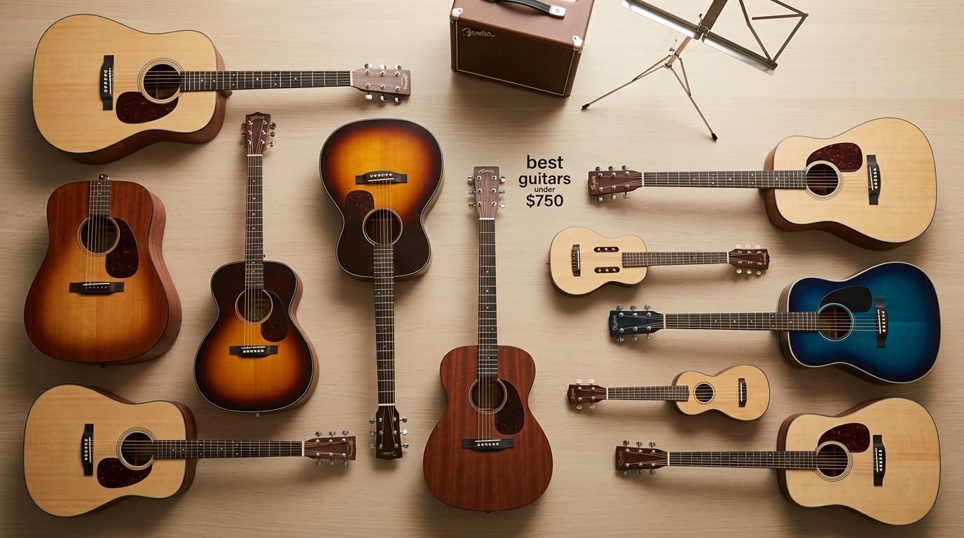 best acoustic guitars under $750