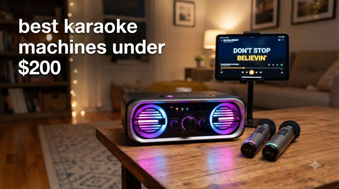 best karaoke machines under $200