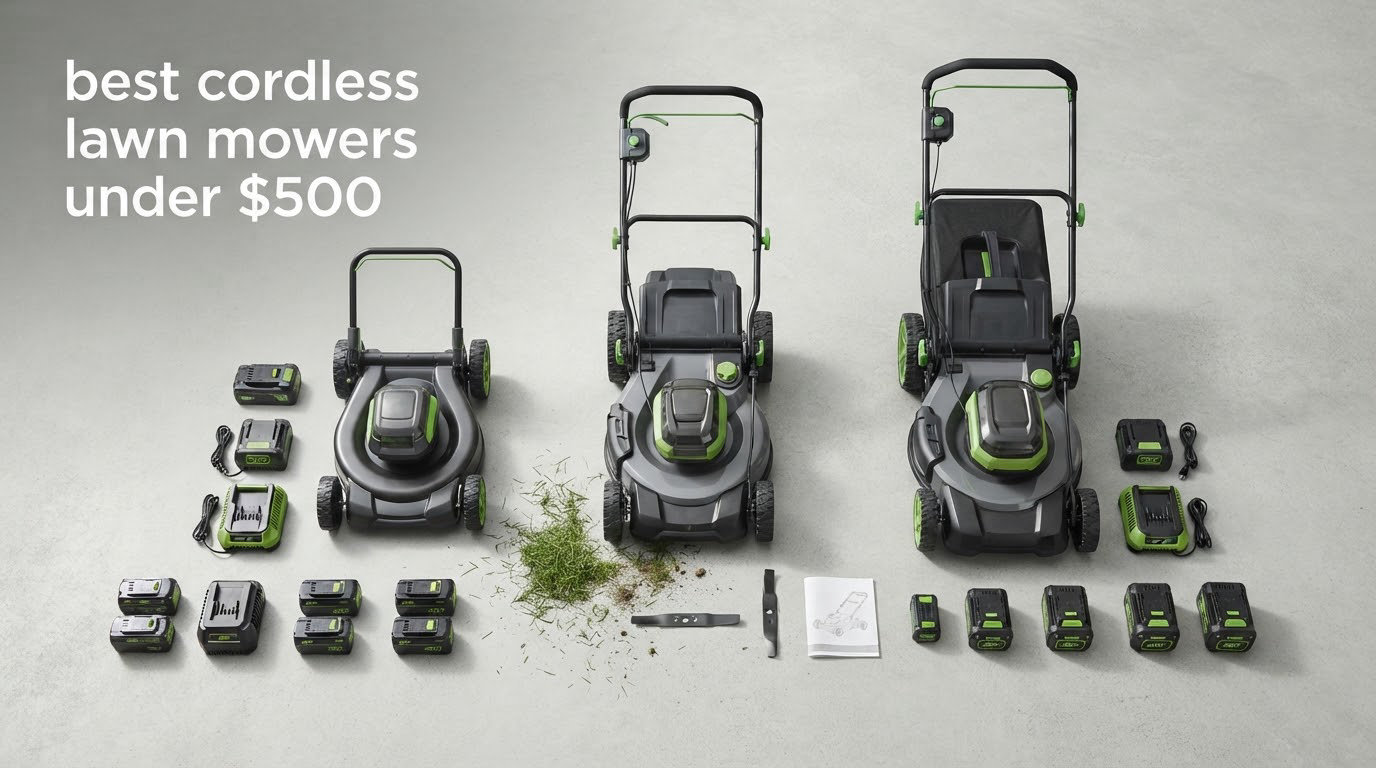 best cordless lawn mowers under $500