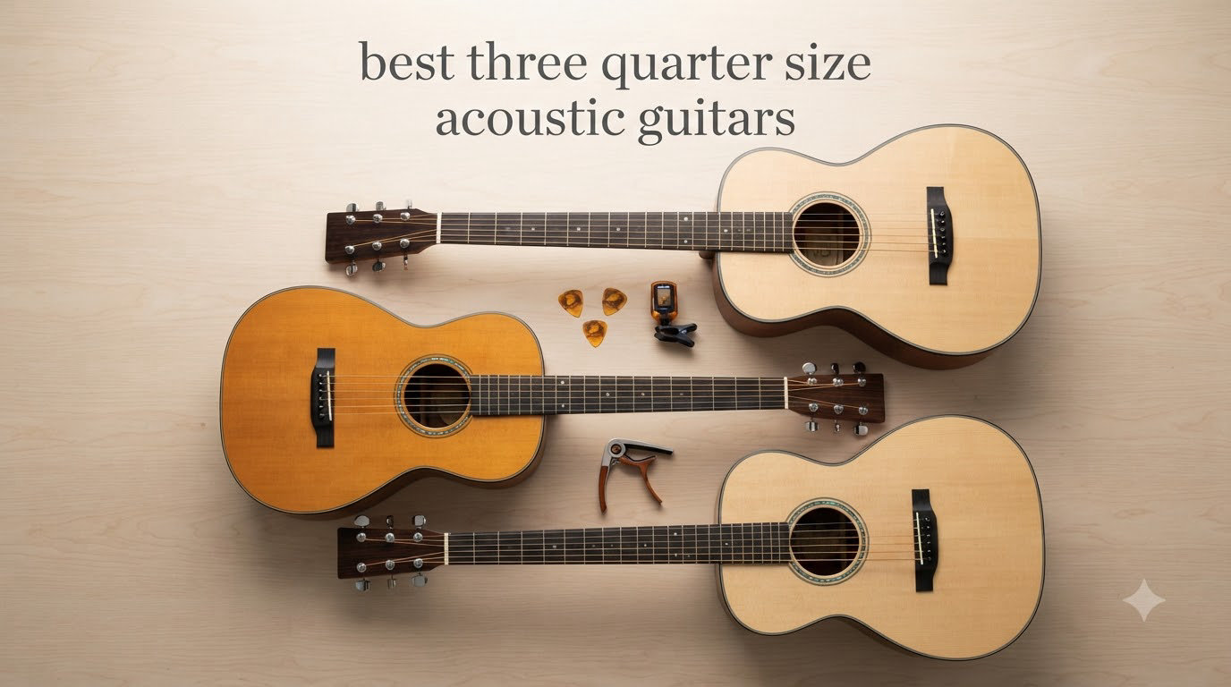 best three quarter size acoustic guitars