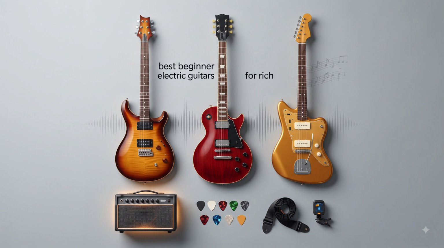 best beginner electric guitars for rich