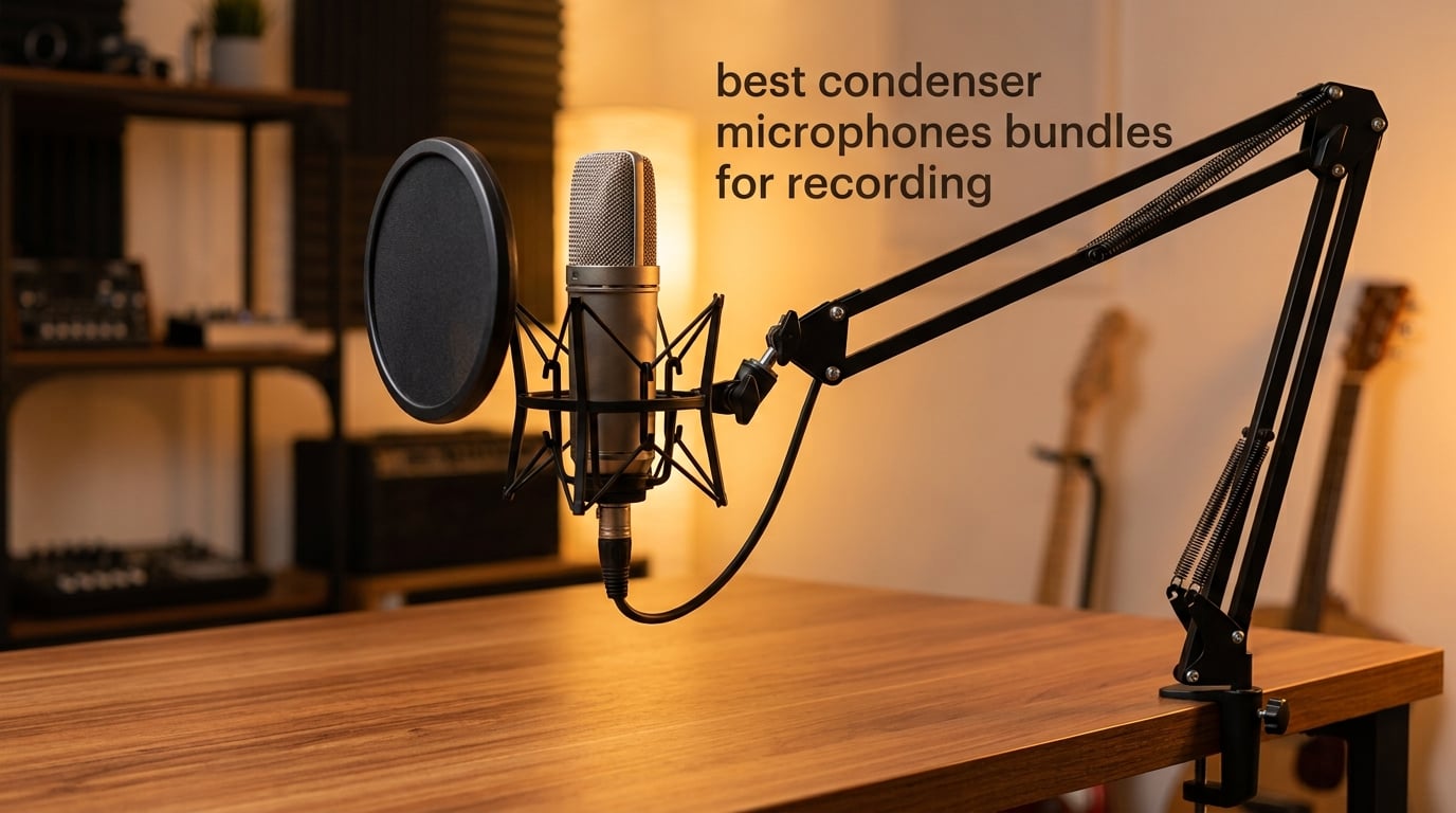 best condenser microphones bundles for recording