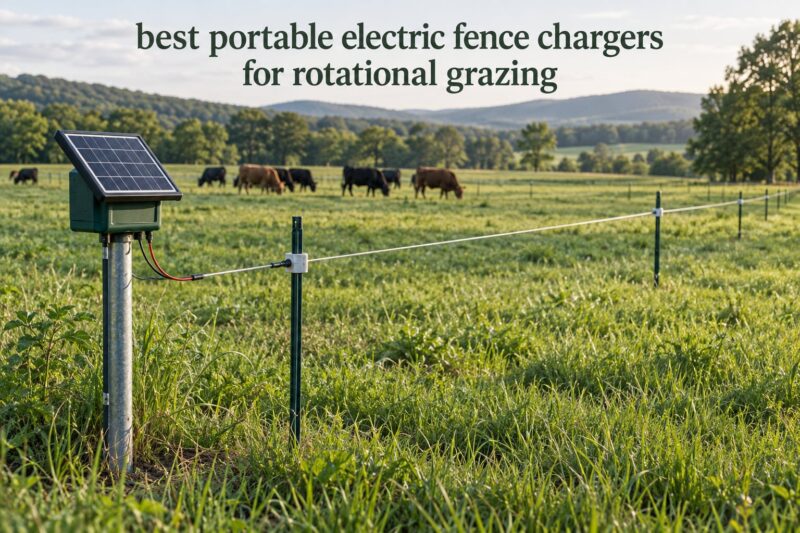 best portable electric fence chargers for rotational grazing