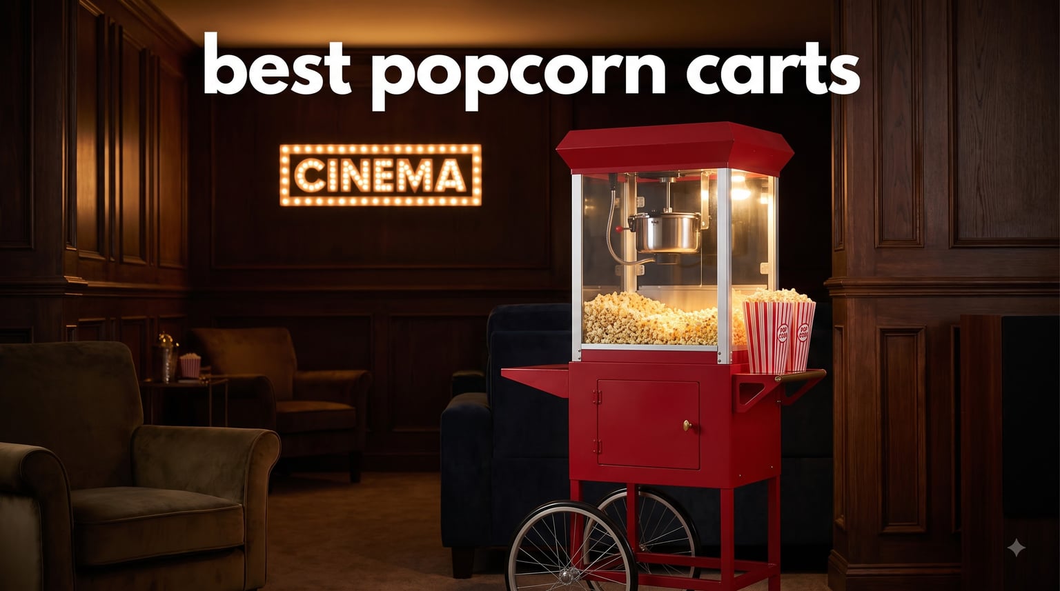 best popcorn carts