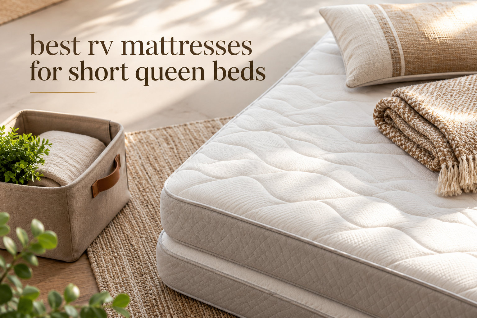 best rv mattresses for short queen beds