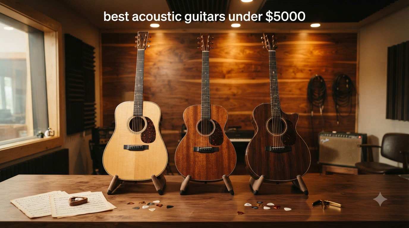 best acoustic guitars under $5000