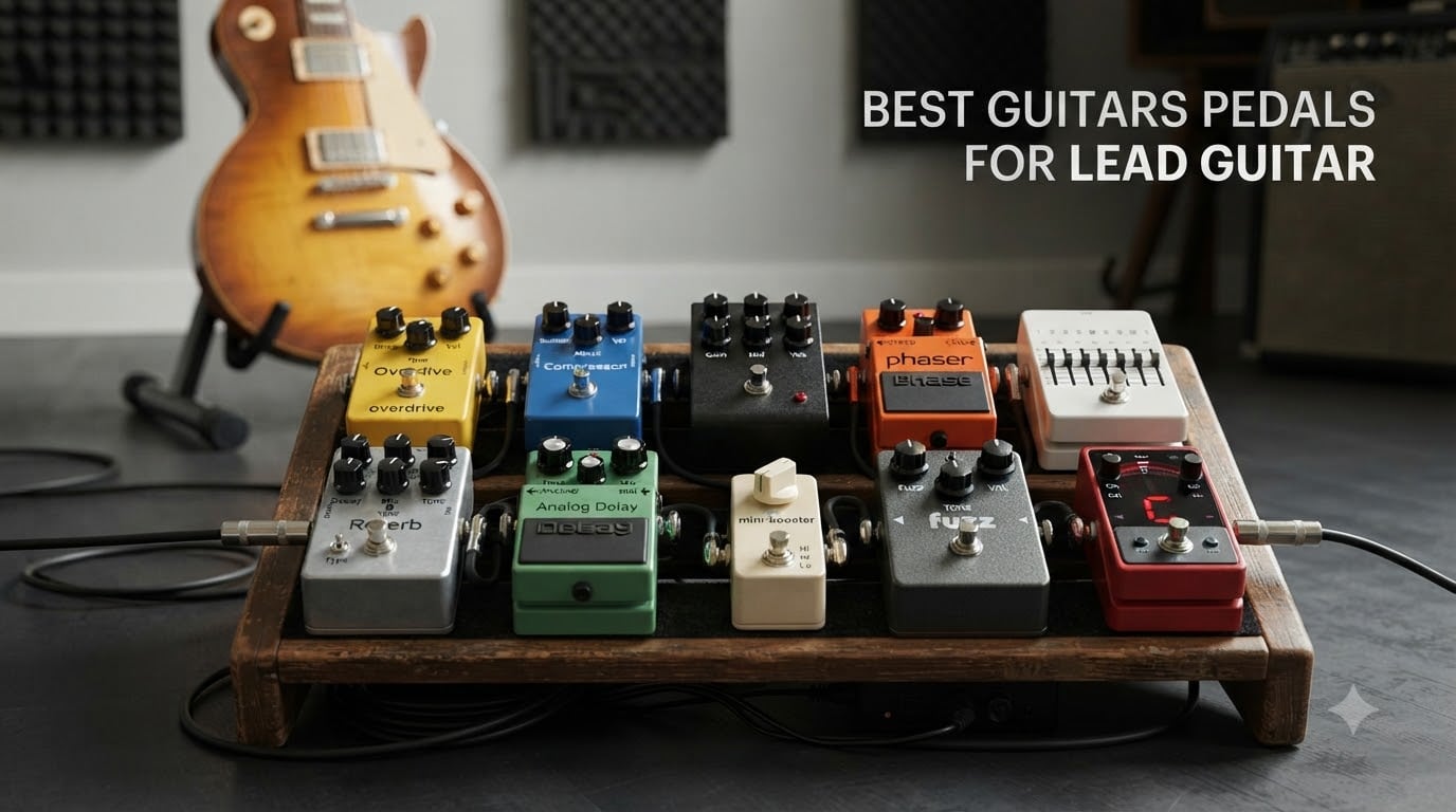 best guitars pedals for lead guitar