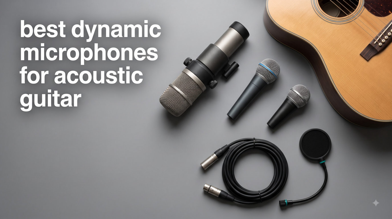 best dynamic microphones for acoustic guitar
