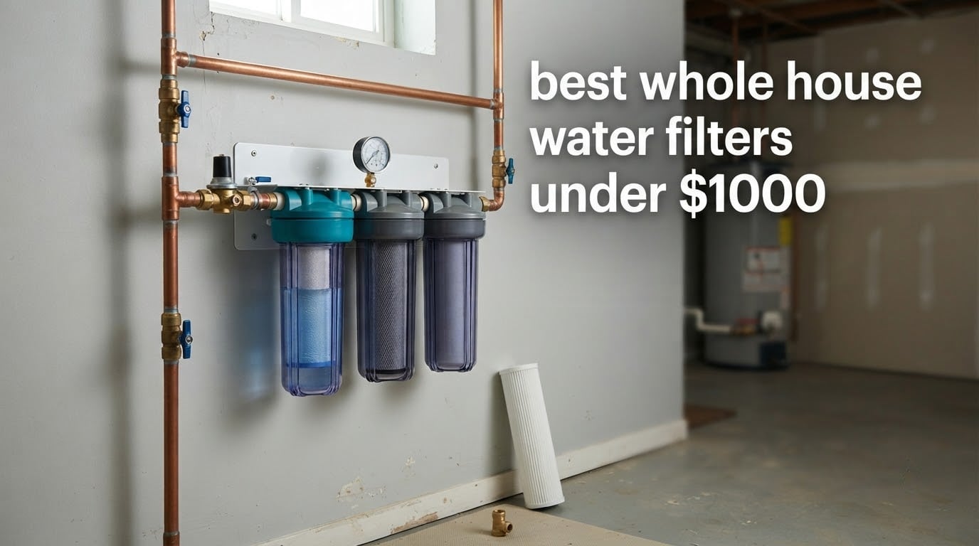 best whole house water filters under $1000