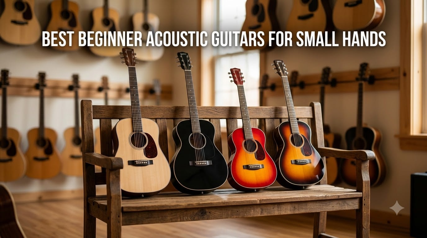 best beginner acoustic guitars for small hands