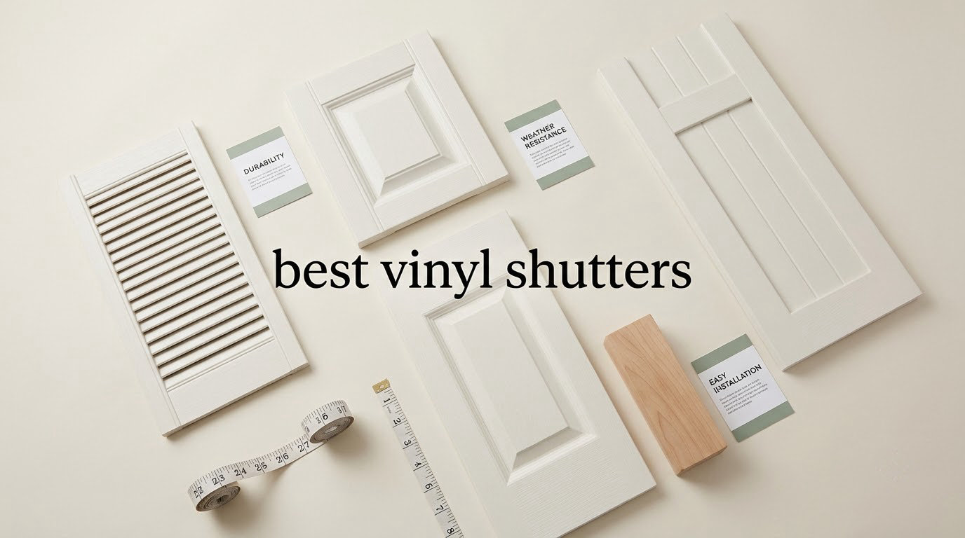 best vinyl shutters