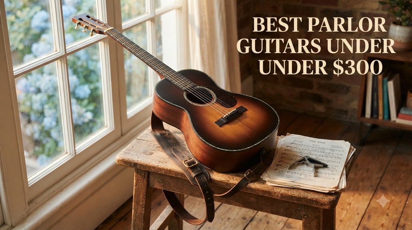 best parlor guitars under $300