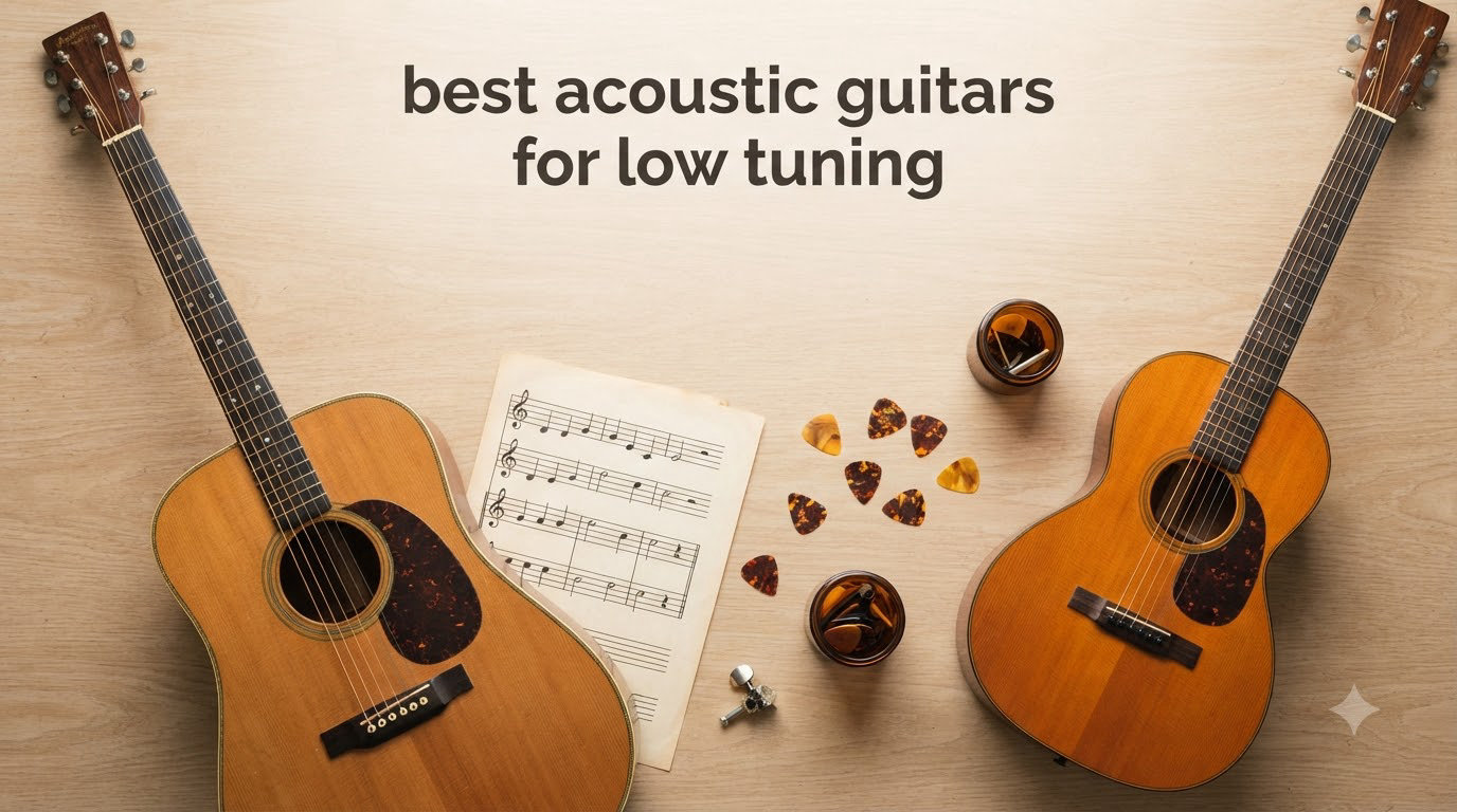 best acoustic guitars for low tuning
