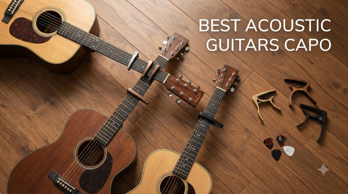 best acoustic guitars capo