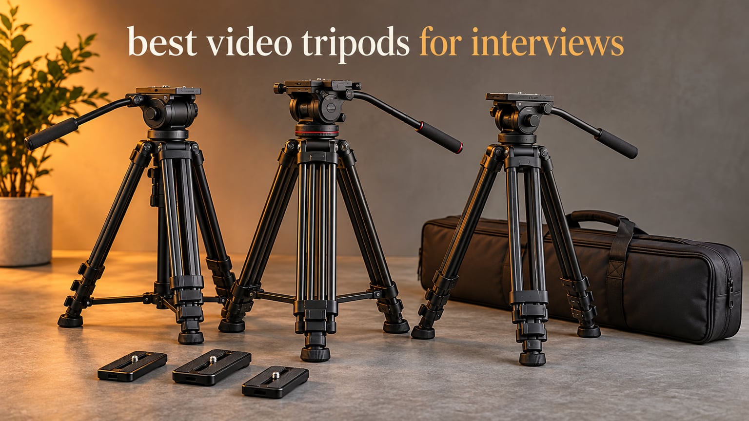 best video tripods for interviews