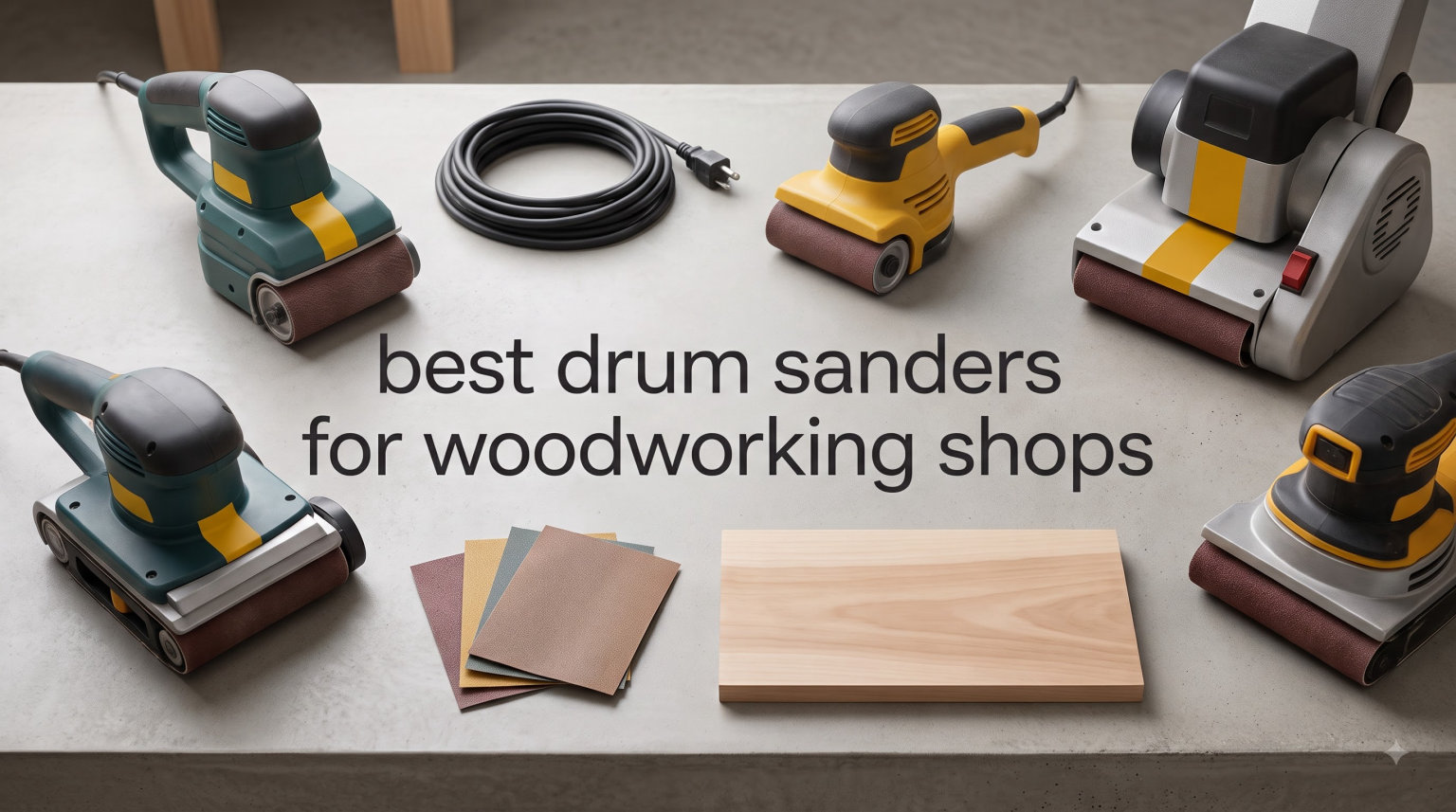 best drum sanders for woodworking shops