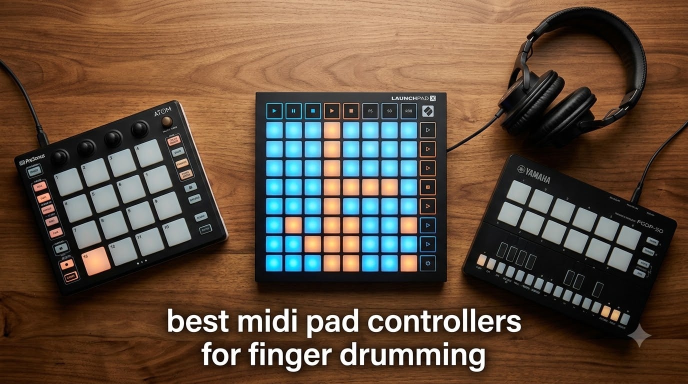 best midi pad controllers for finger drumming