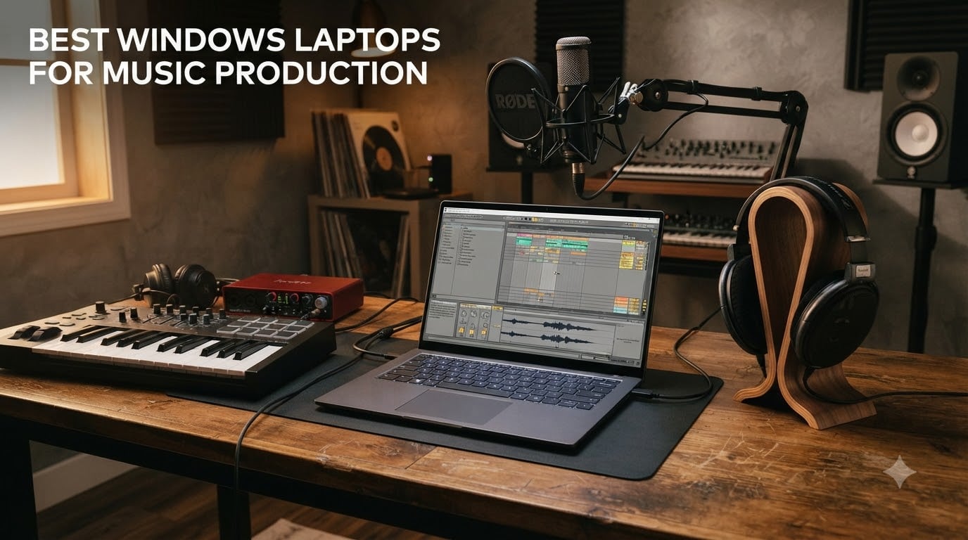 best windows laptops for music production