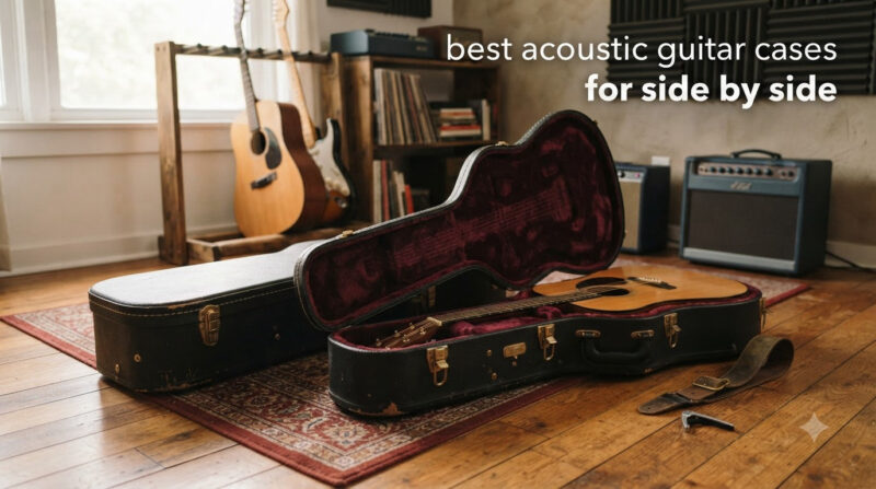best acoustic guitar cases for side by side