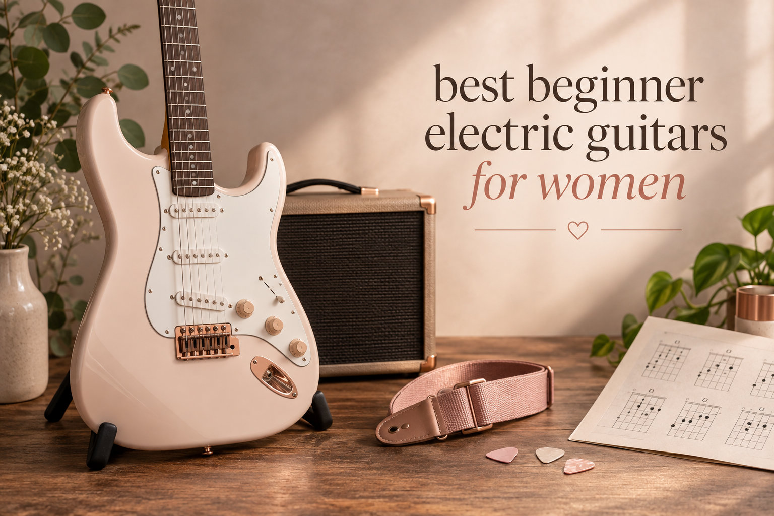 best beginner electric guitars for women