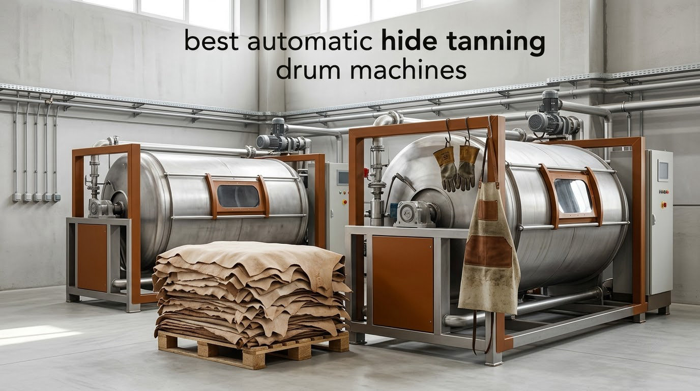 best automatic hide tanning drum machines