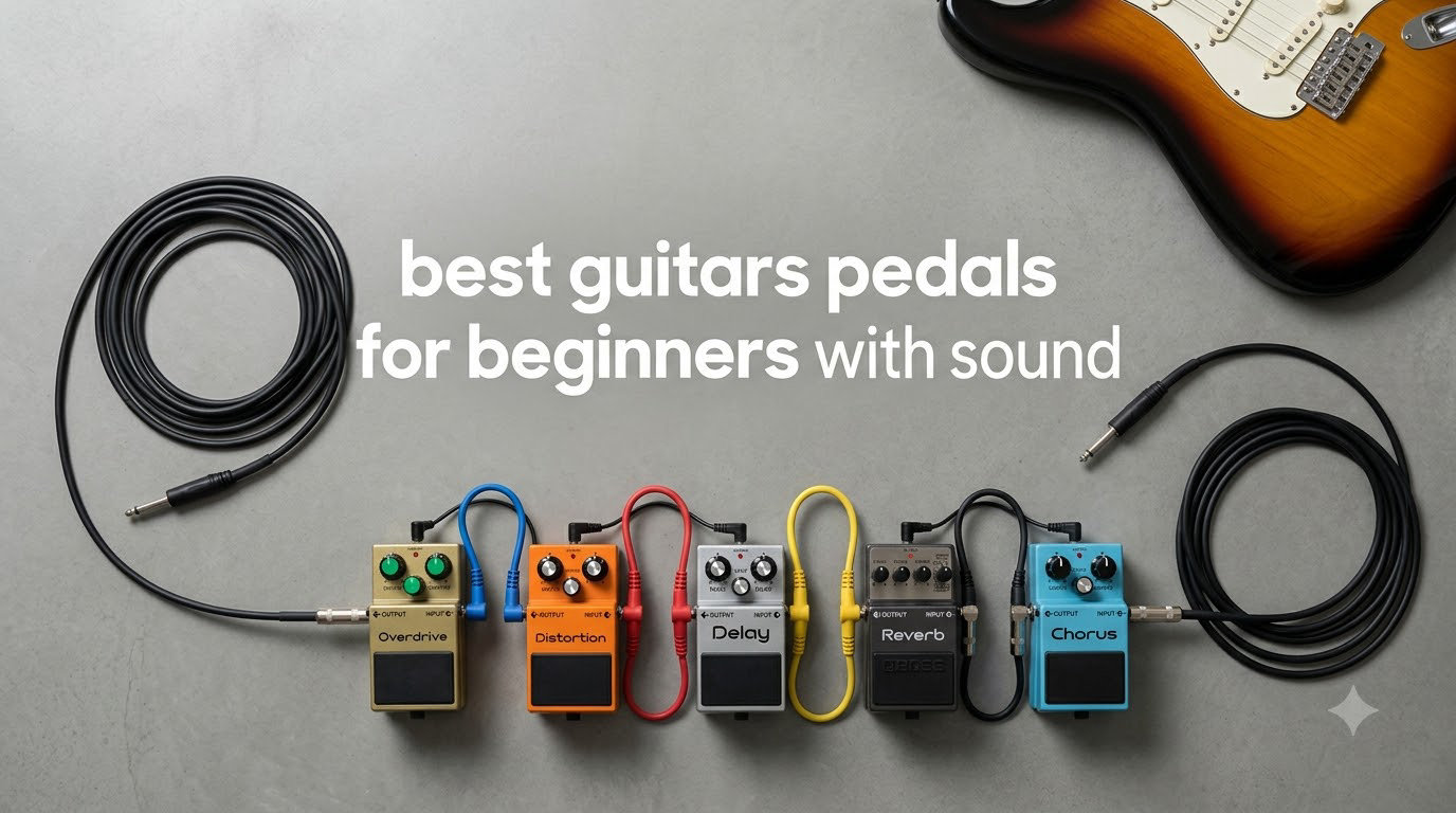 best guitars pedals for beginners with sound