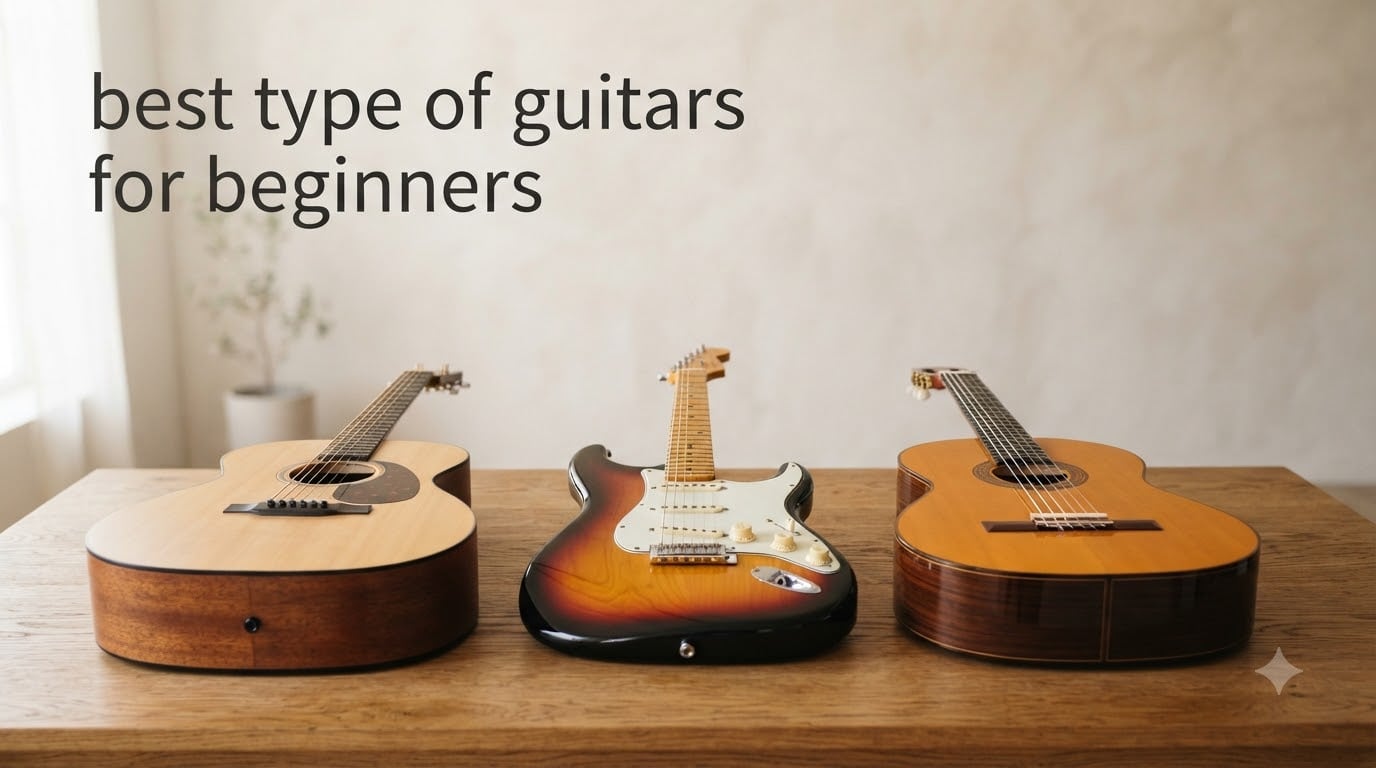 best type of guitars for beginners