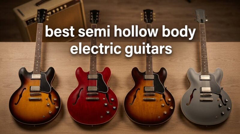 best semi hollow body electric guitars