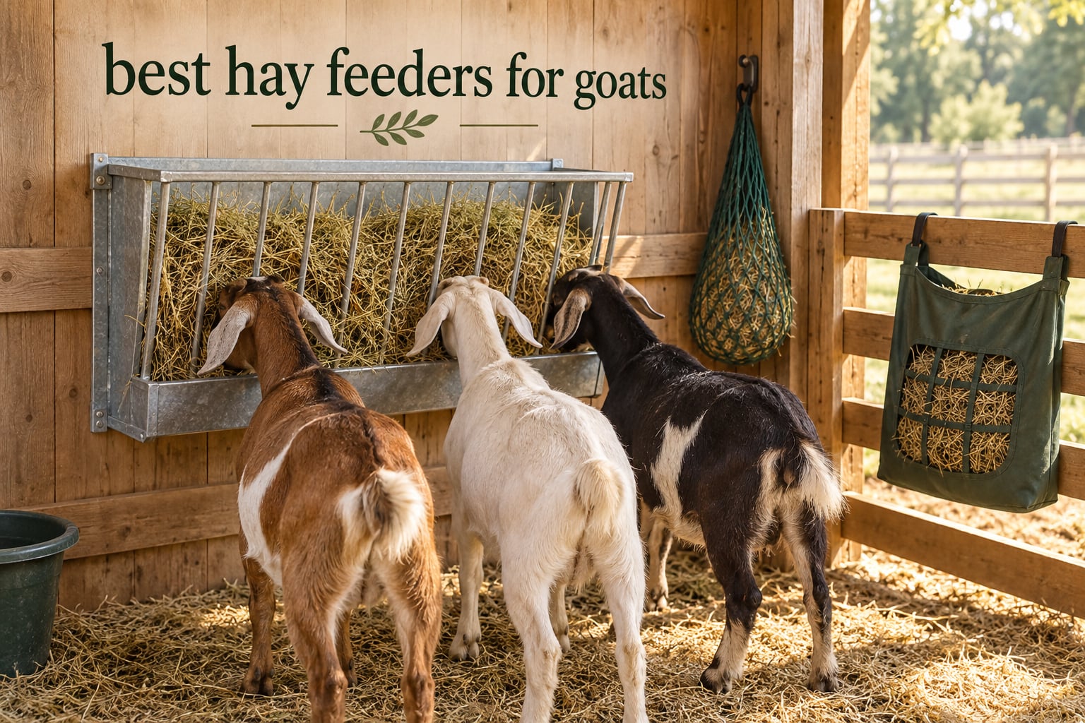 best hay feeders for goats