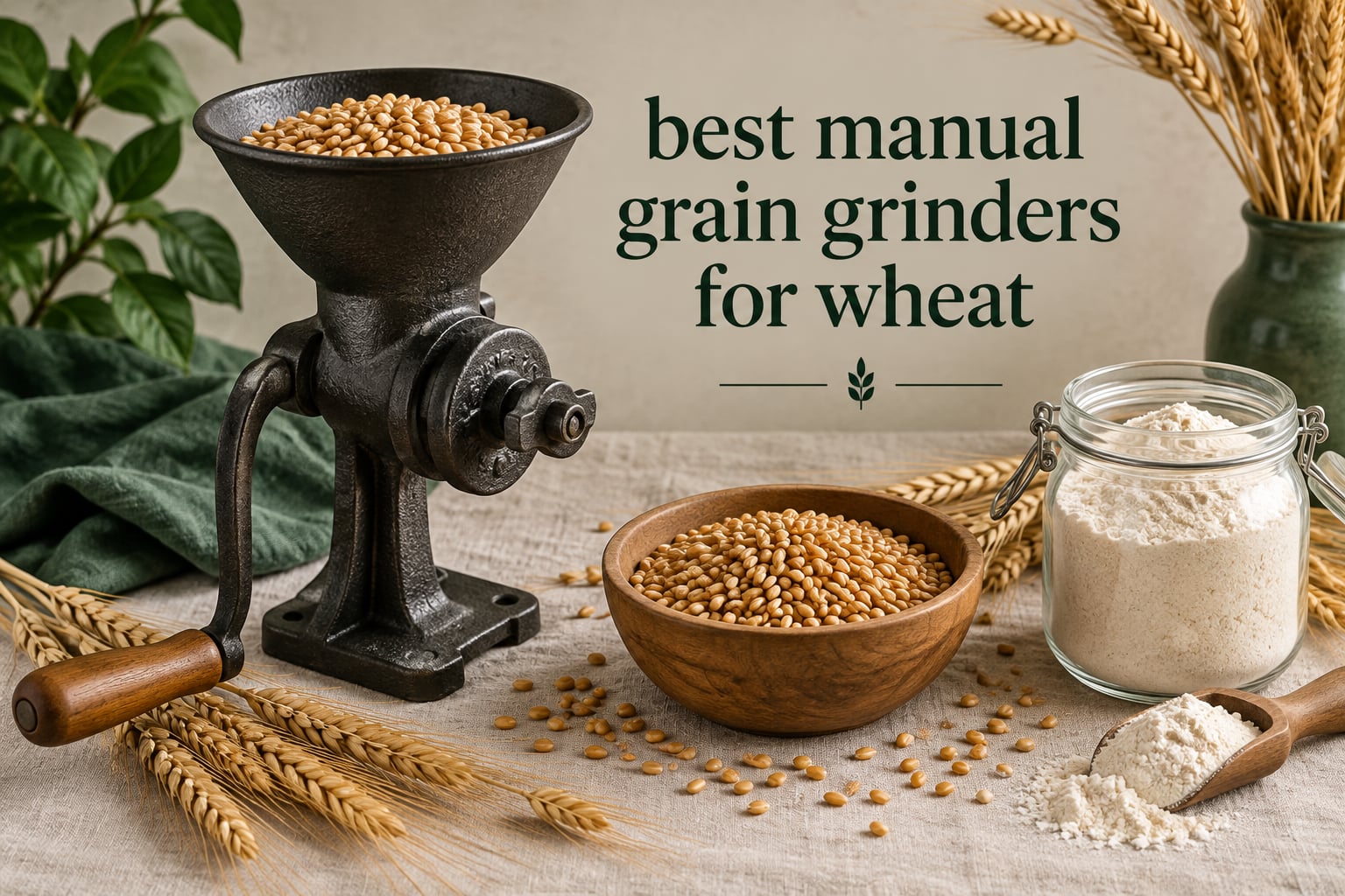 best manual grain grinders for wheat