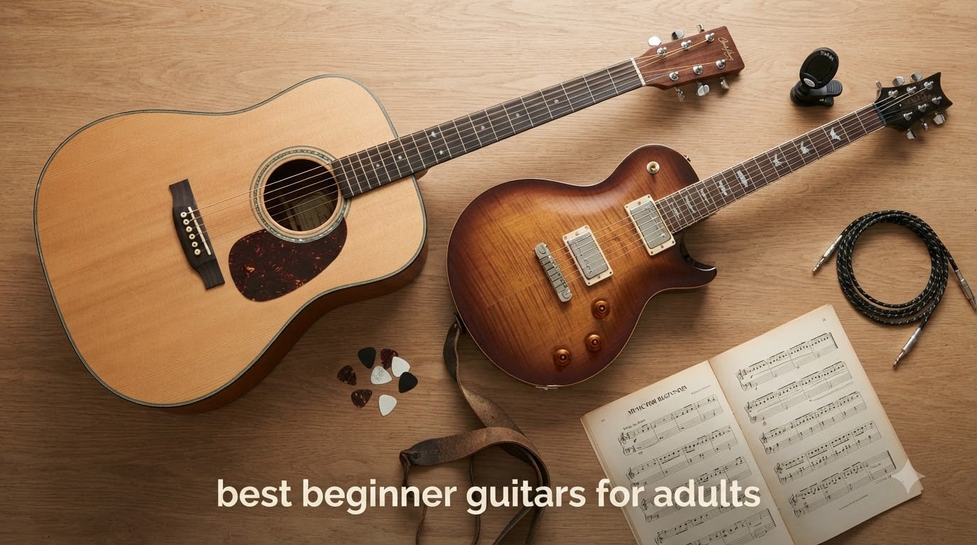 best beginner guitars for adults