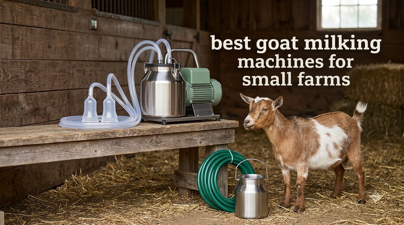 best goat milking machines for small farms