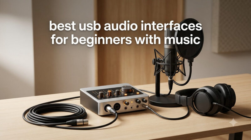 best usb audio interfaces for beginners with music
