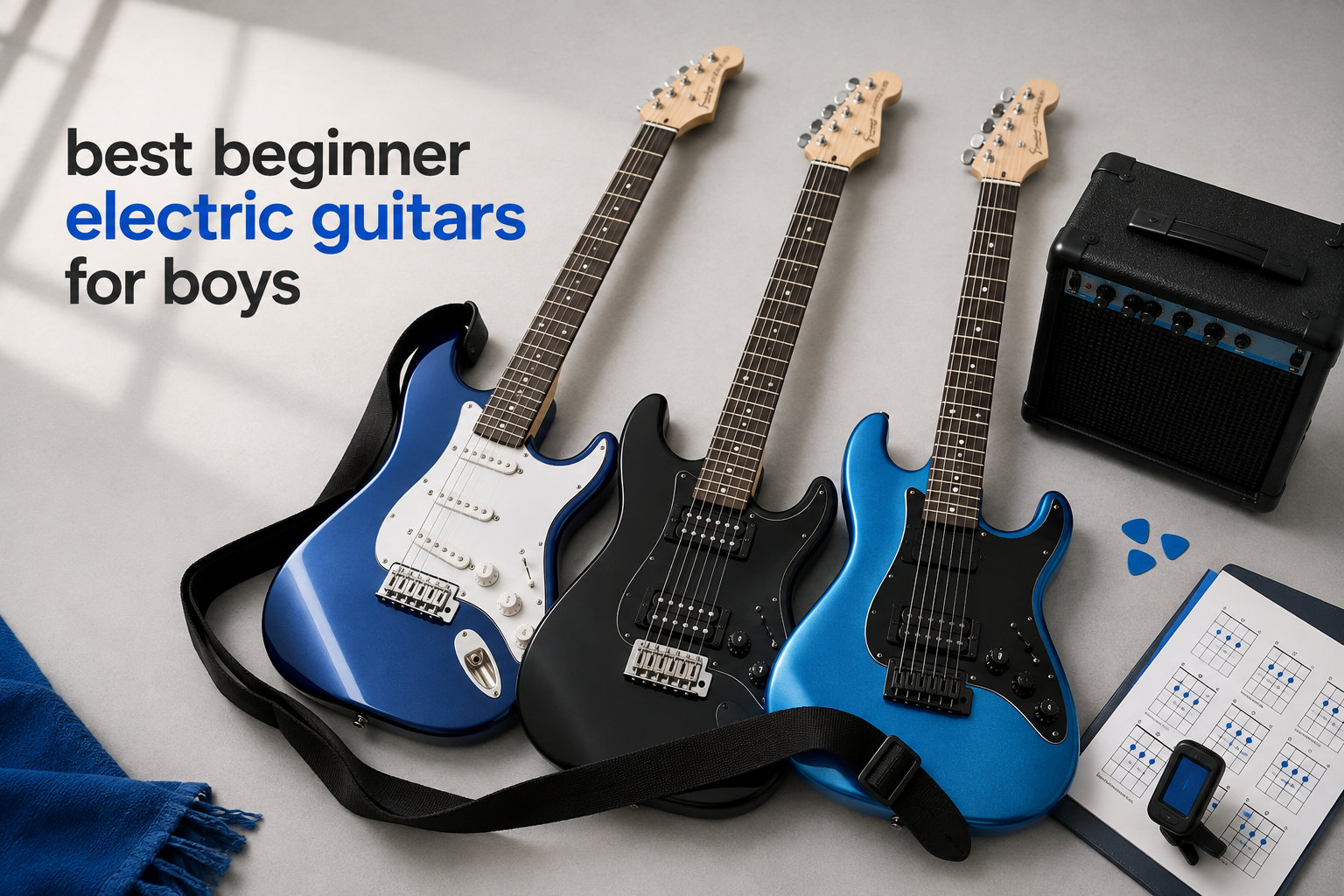 best beginner electric guitars for boys