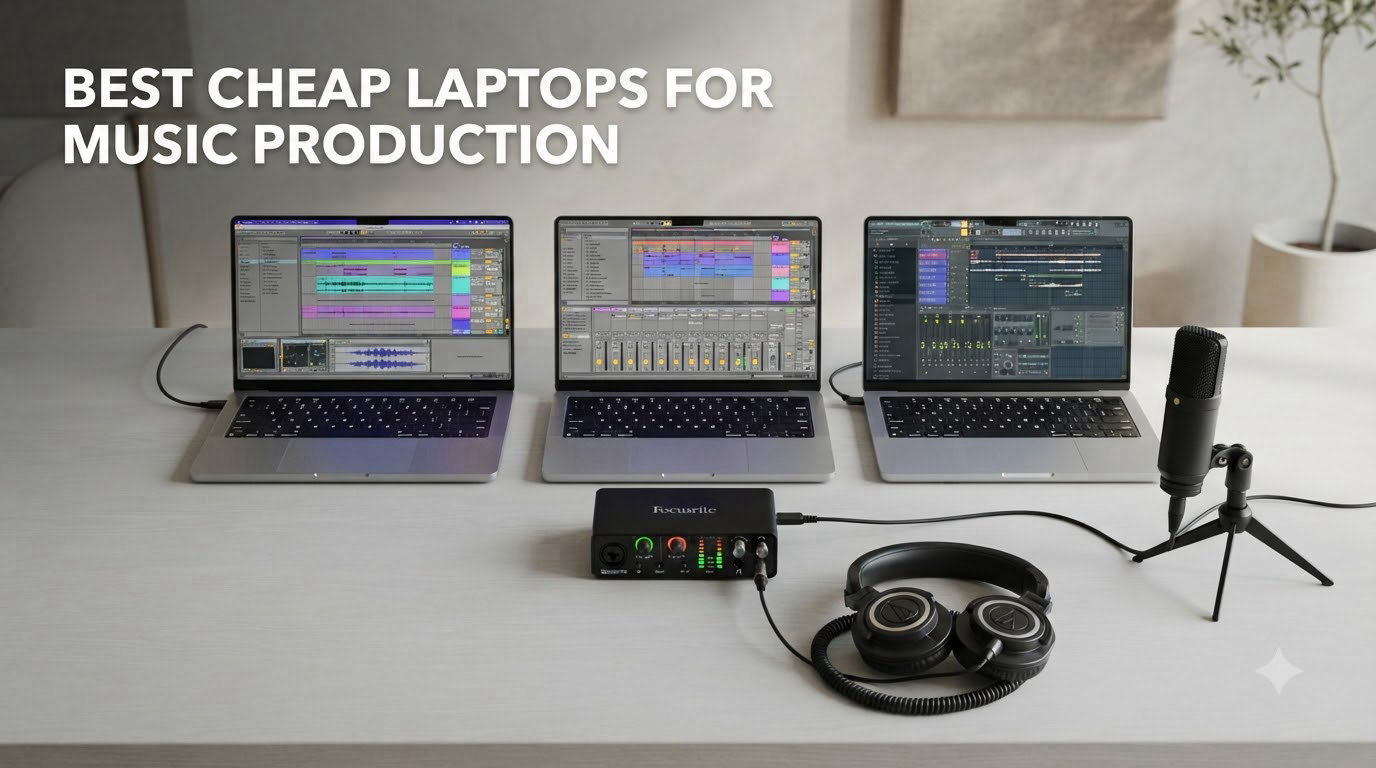 best cheap laptops for music production