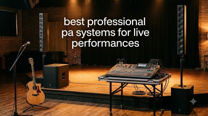 best professional pa systems for live performances