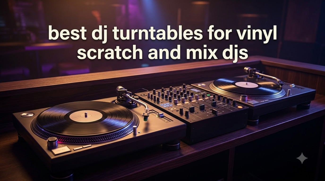best dj turntables for vinyl scratch and mix djs