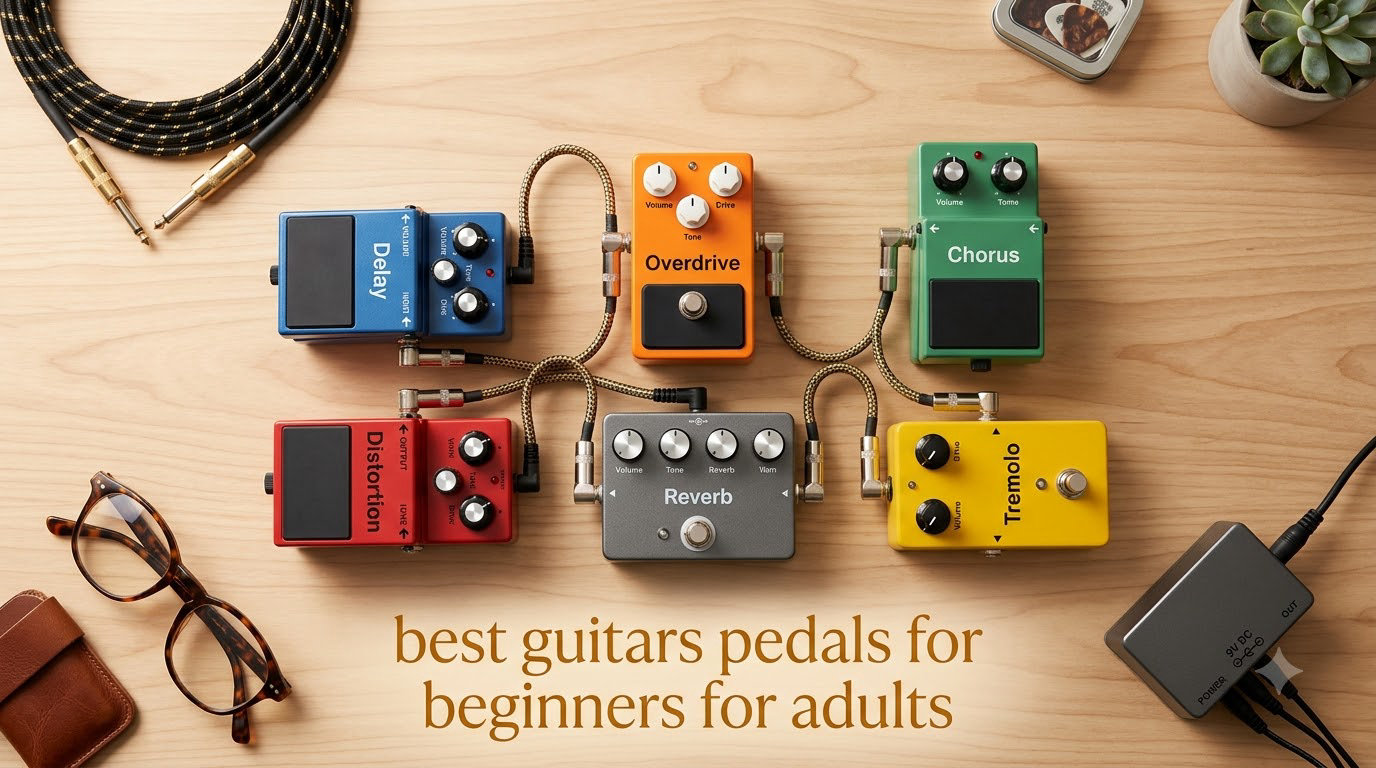 best guitars pedals for beginners for adults