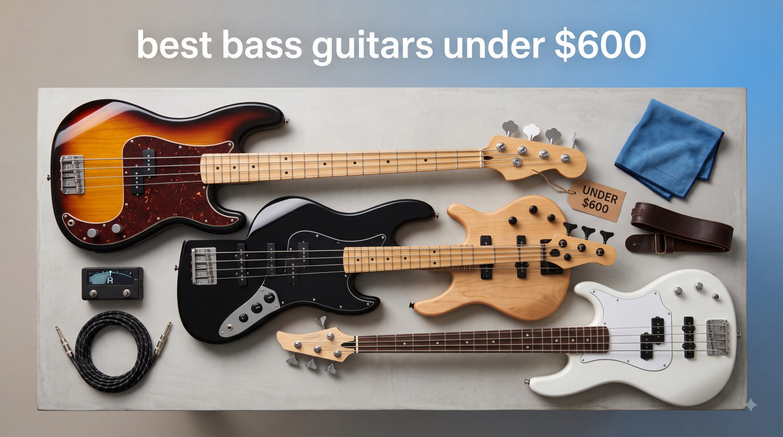 best bass guitars under $600